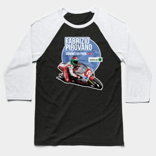 Fabrizio Pirovano 1989 Donington Park Baseball T-Shirt